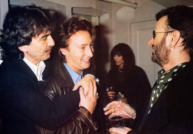 60, George e Ringo com Julian Lennon